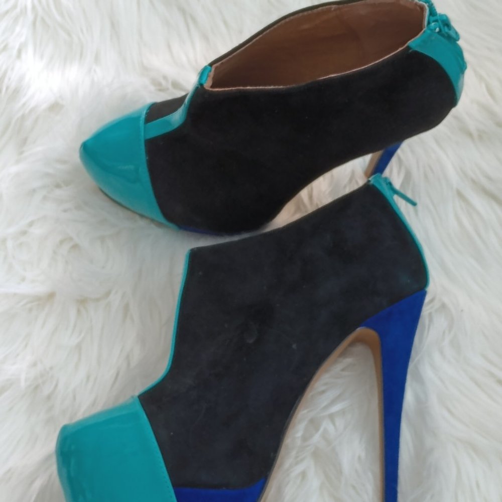 ALDO Color Block Stilettos Booties - Picture 3 of 8